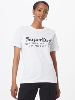 T-shirt Superdry bianco