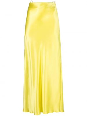 Saténové sukně Forte Forte žluté
