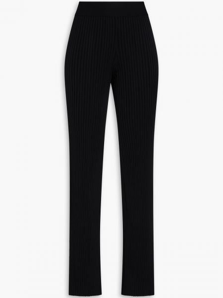 Pantaloni evazați Helmut Lang - Negru