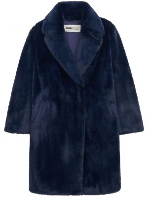 Manteau de fourrure Apparis bleu