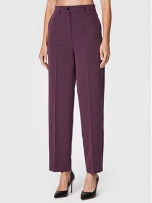 Pantalon large Sisley violet