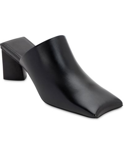 Papuci tip mules din piele Balenciaga negru