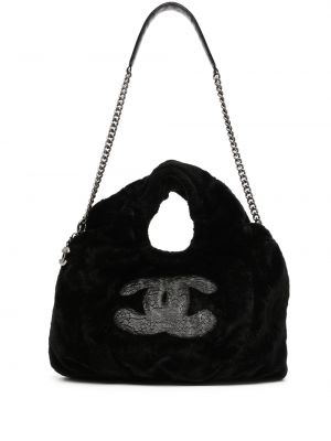 Samt tasche Chanel Pre-owned