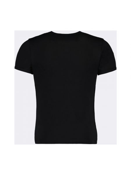 T-shirt mit kurzen ärmeln Courreges schwarz