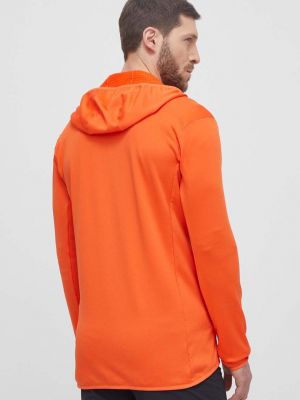 Hanorac cu glugă Adidas Terrex portocaliu
