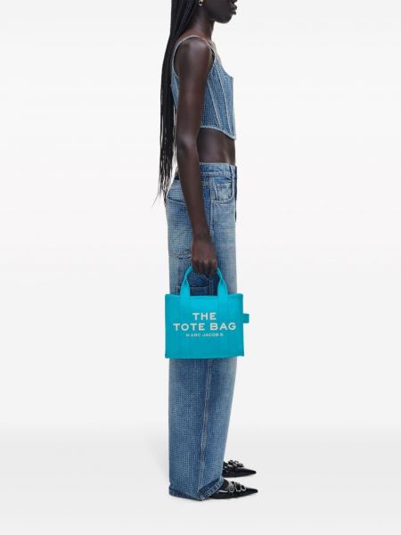 Shopper kabelka Marc Jacobs modrá