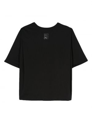T-shirt à imprimé Semicouture noir