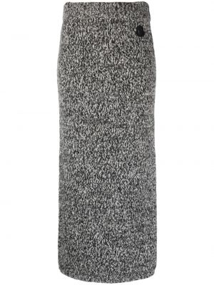 Vlněné pouzdrová sukně Moncler