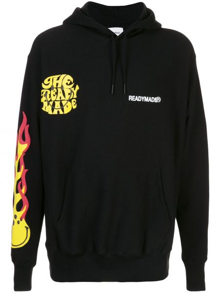 Hoodie con stampa Readymade nero