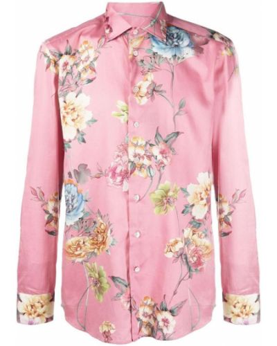 Camisa de flores con estampado Etro rosa