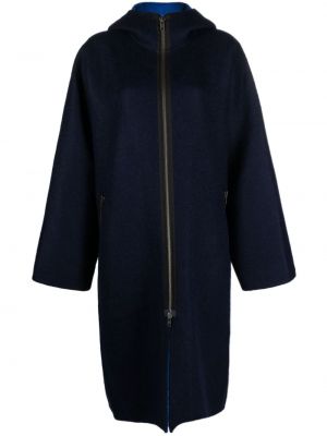 Vlnený kabát na zips Sofie D'hoore modrá