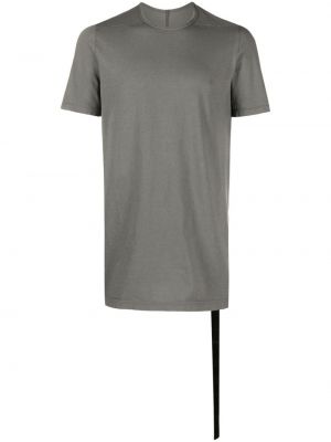 T-shirt con scollo tondo Rick Owens Drkshdw grigio
