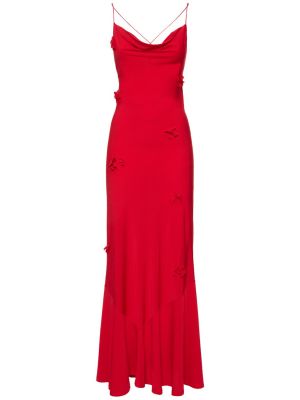 Μάξι φόρεμα Musier Paris κόκκινο
