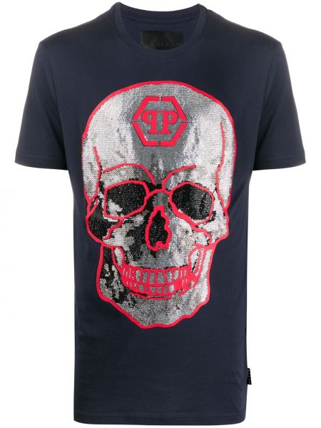 T-shirt Philipp Plein blå