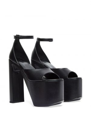 Sandales à plateforme Balenciaga noir