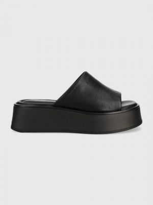 Кожаные тапочки Vagabond Shoemakers черные