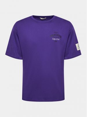 Voľné priliehavé tričko Redefined Rebel fialová