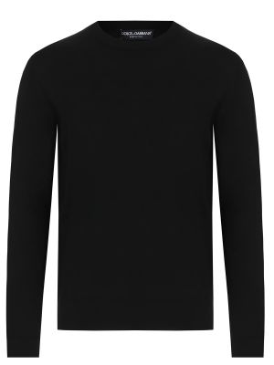 Шерстяной свитер Dolce & Gabbana черный