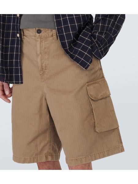 Pantalones cortos cargo de algodón Our Legacy marrón
