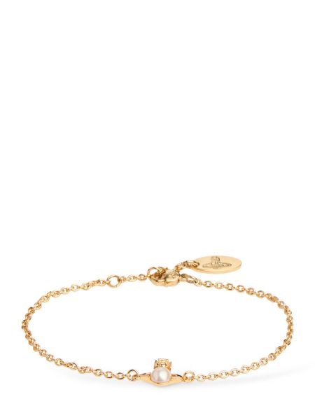 Kedja armband med pärlor Vivienne Westwood guld