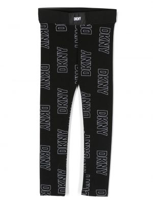 Leggings for piger Dkny Kids sort