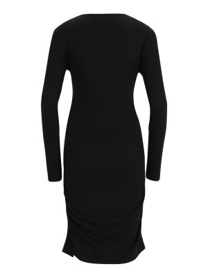Košeľové šaty Mamalicious čierna