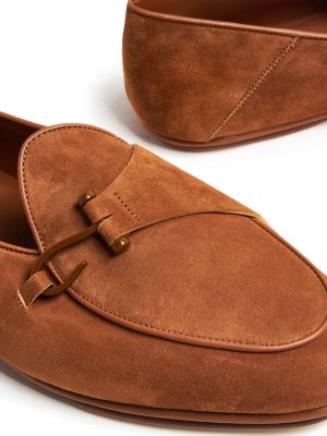 Seemisnahksed loafer-kingad Edhen Milano pruun