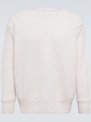 Sweter z kaszmiru Les Tien biały