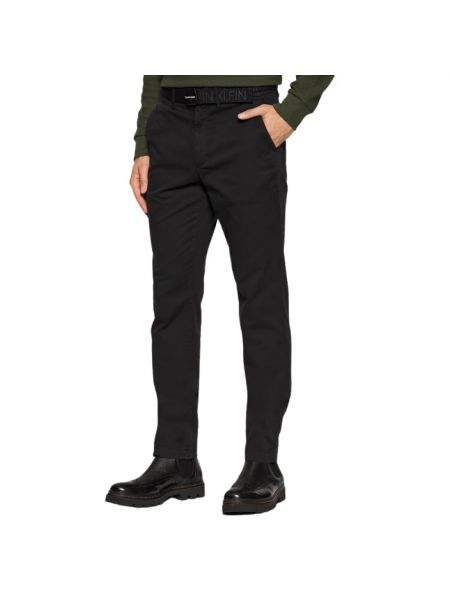 Pantalon slim Calvin Klein noir