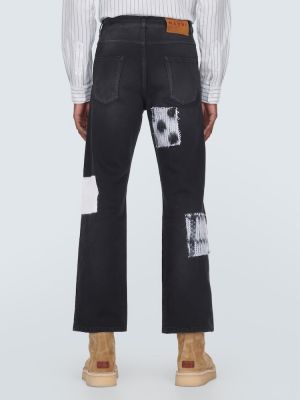 Proste jeansy relaxed fit Marni czarne
