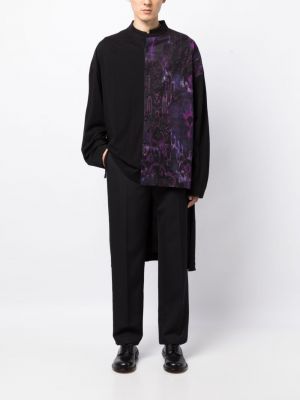 Marškiniai aukštu liemeniu Yohji Yamamoto juoda