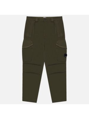 Мужские брюки C.P. Company Stretch Sateen Loose Cargo, оливковый, 54