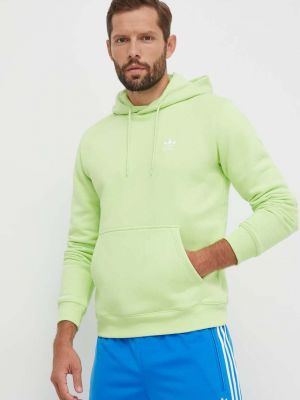 Geacă cu glugă Adidas Originals verde