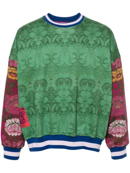 Dugi sweatshirt s printom Pierre-louis Mascia zelena