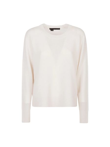 Sweter z okrągłym dekoltem 360cashmere biały