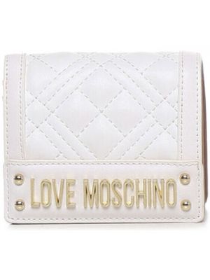 Pénztárca Love Moschino fehér