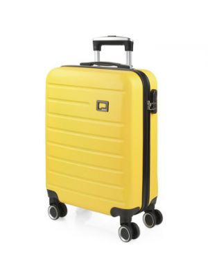 Żółta walizka Skpat