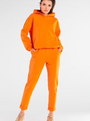 Teplákové nohavice Infinite You oranžová