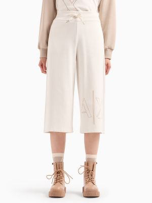 Pantalones culotte Armani Exchange blanco