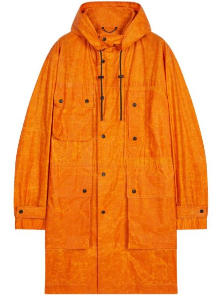 Bomuld parka Dries Van Noten orange