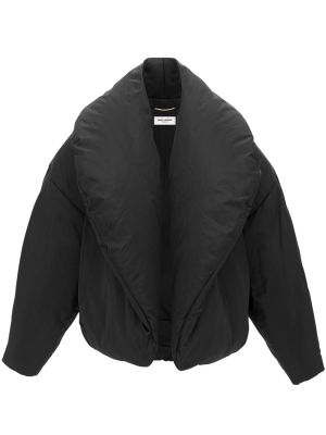 Svilena jakna Saint Laurent črna