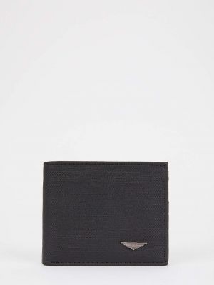 Kožená peněženka z imitace kůže Defacto šedá