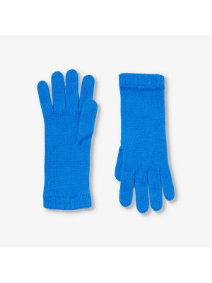 Трикотажные кашемировые перчатки Johnstons синие