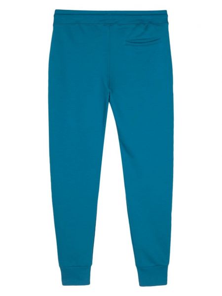 Bavlněné sportovní kalhoty se zebřím vzorem Ps Paul Smith modré