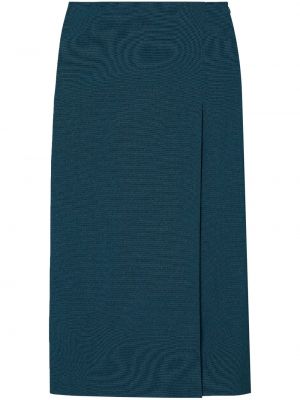 Midi sukně Tory Burch modré