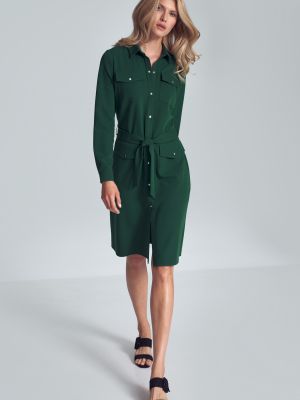 Φόρεμα Figl πράσινο