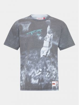 T-shirt Mitchell & Ness grigio