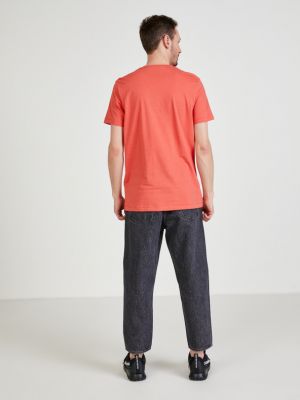 Тениска с принт Calvin Klein Jeans червено
