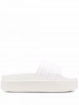 Сандали на платформе Adidas бяло