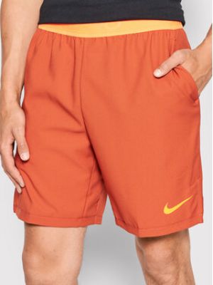 Shorts de sport Nike orange